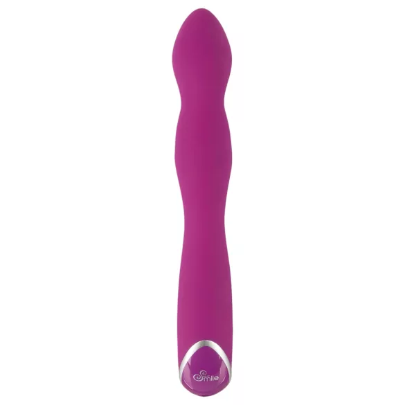 SMILE - fleksibel A- og G-punkt vibrator - pink
