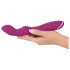 SMILE - fleksibel A- og G-punkt vibrator - pink