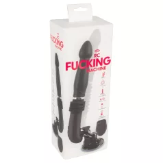   You2Toys - sexmaskine med fjernbetjening - genopladelig vibrator - sort
