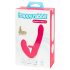 Happyrabbit - strapless strap-on vibrator - pink