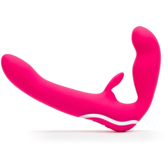 Happyrabbit - strapless strap-on vibrator - pink