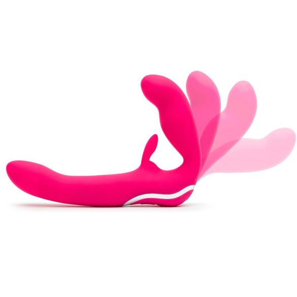 Happyrabbit - strapless strap-on vibrator - pink