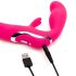 Happyrabbit - strapless strap-on vibrator - pink