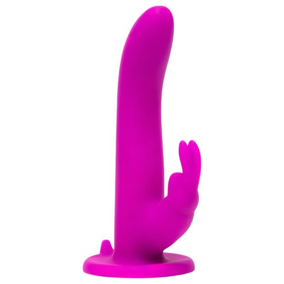 Happyrabbit Strap-On - kanin-strapon vibrator (lilla)