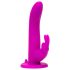 Happyrabbit Strap-On - kanin-strapon vibrator (lilla)