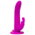 Happyrabbit - strap-on vibrator med kanin - lilla