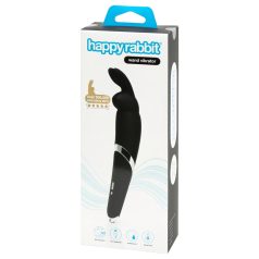 Happyrabbit - wand vibrator - genopladelig massage - sort