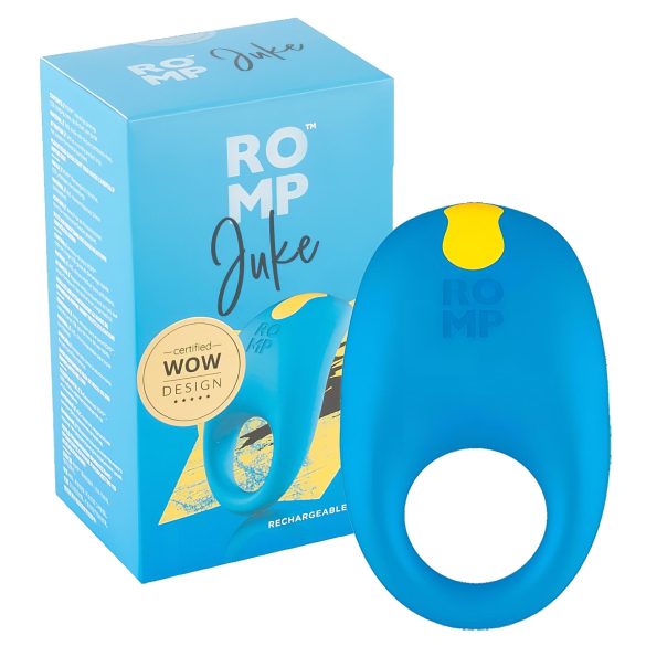 ROMP Juke - vandtæt vibrerende penisring (blå)