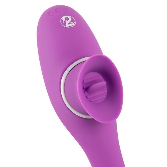 You2Toys - 2i1 vibrator - genopladelig - lilla