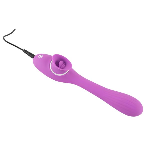 You2Toys - 2i1 vibrator - genopladelig - lilla