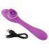 You2Toys - 2i1 vibrator - genopladelig - lilla