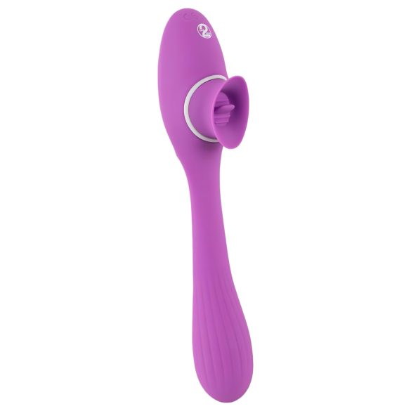 You2Toys - 2i1 vibrator - genopladelig - lilla