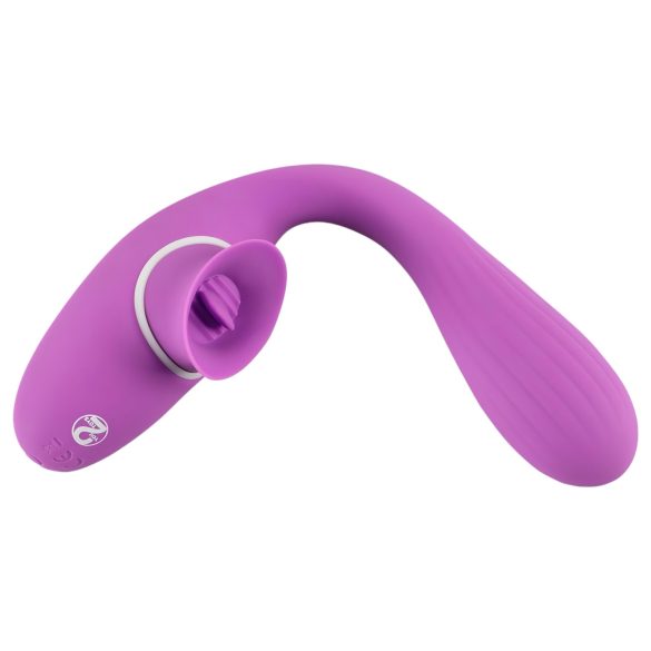 You2Toys - 2i1 vibrator - genopladelig - lilla