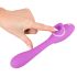 You2Toys - 2i1 vibrator - genopladelig - lilla