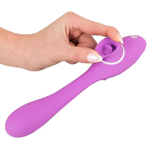 You2Toys - 2i1 vibrator - genopladelig - lilla