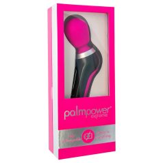 PalmPower Extreme - wand vibrator - genopladelig - pink/sort