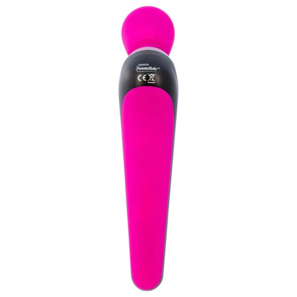 PalmPower Extreme - wand vibrator - genopladelig - pink/sort