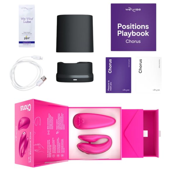 We-Vibe Chorus - genopladelig, smart parvibrator (pink)