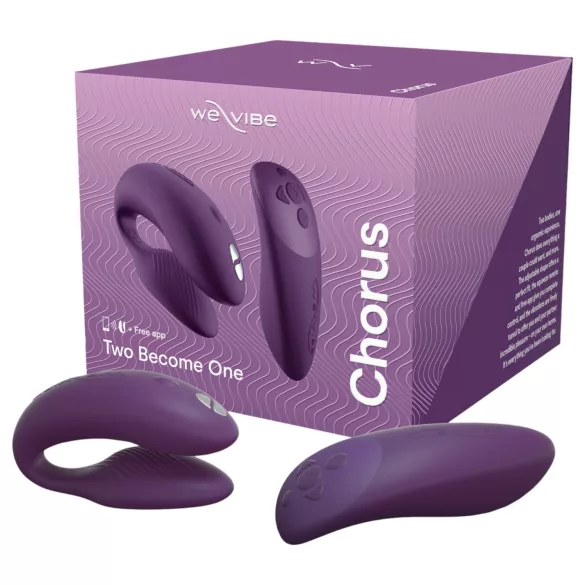 We-Vibe Chorus - genopladelig, smart parvibrator (lilla)