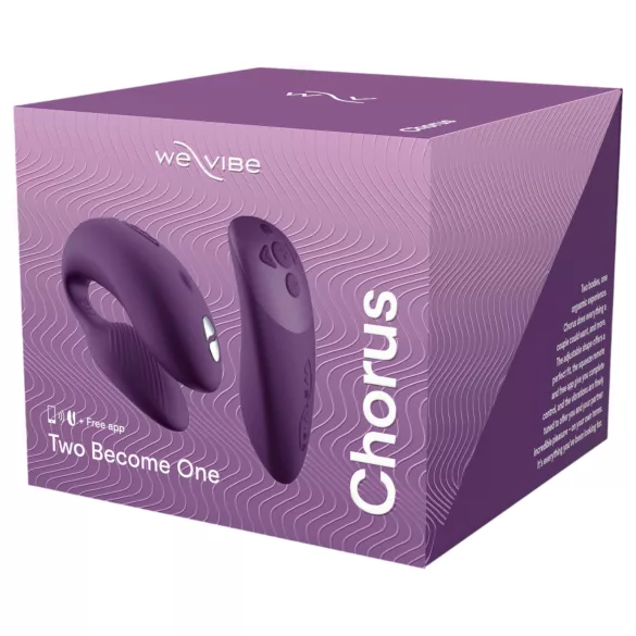 We-Vibe Chorus - genopladelig, smart parvibrator (lilla)