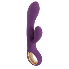   You2Toys - rabbitvibrator med klitorisstimulator - genopladelig - lilla