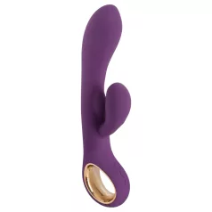   You2Toys - rabbitvibrator med klitorisstimulator - genopladelig - lilla