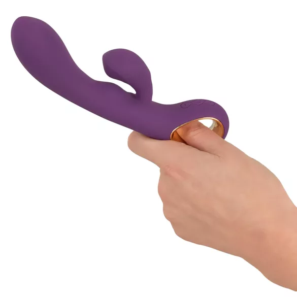 You2Toys - rabbitvibrator med klitorisstimulator - genopladelig - lilla