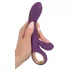 You2Toys - rabbitvibrator med klitorisstimulator - genopladelig - lilla
