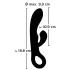 You2Toys - rabbitvibrator med klitorisstimulator - genopladelig - lilla