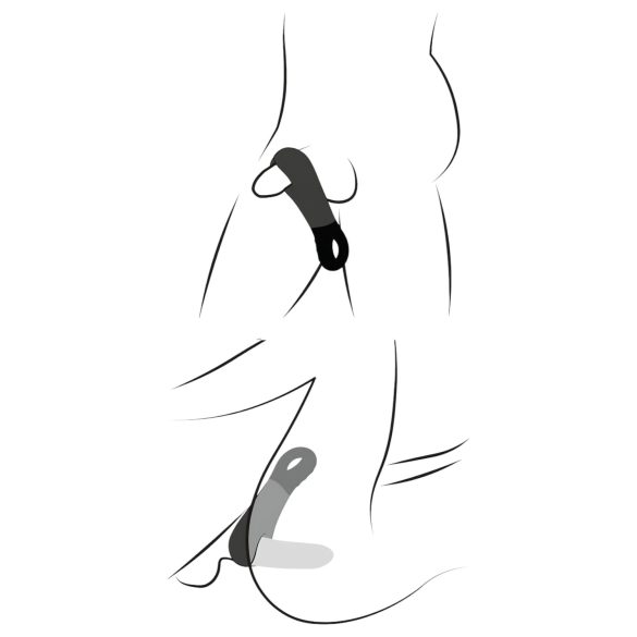 Fun Factory Manta - penissleeve-vibrator (sort)