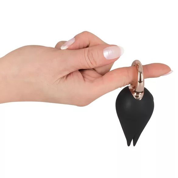 Belou - klitorisvibrator med genopladeligt batteri - vandtæt - sort