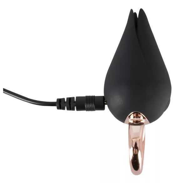 Belou - klitorisvibrator med genopladeligt batteri - vandtæt - sort