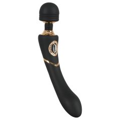   Cleopatra Wand - vibrator massager - genopladelig vandtæt - sort