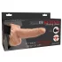 Fetish Strap-On 6 - hul strap-on dildo med vibrator - natur