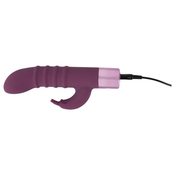 Rabbit Vibe - genopladelig G-punkt vibrator med klitorisarm (lilla)