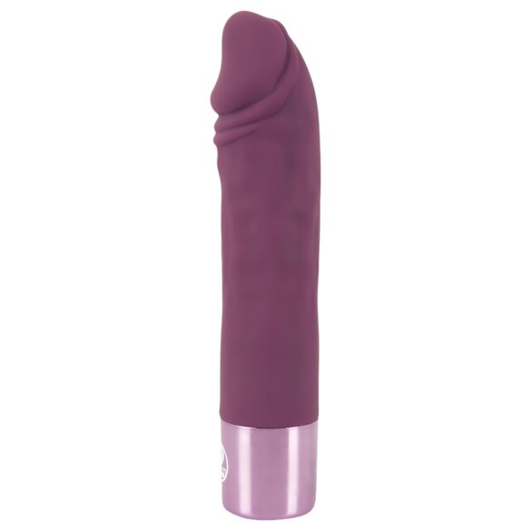 You2Toys Elegant Realistisk - genopladelig, vandtæt vibrator (lilla)