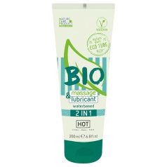 HOT Bio - glidecreme og massagegel - vandbaseret - 200ml