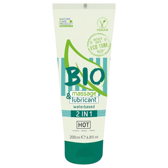 HOT Bio - glidecreme og massagegel - vandbaseret - 200ml