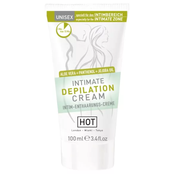 HOT Intimate - intim hårfjerningscreme med spartel - 100ml
