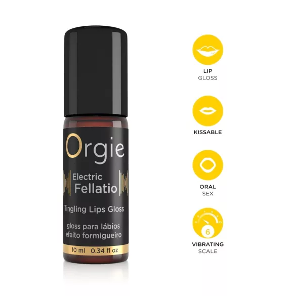 Orgie Electric Fellation - kildrende lipgloss (10 ml)