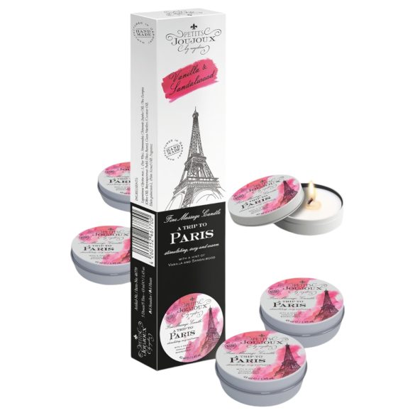 Petits Joujoux Paris - massage lys - vanilje-sandeltræ (5x43ml)