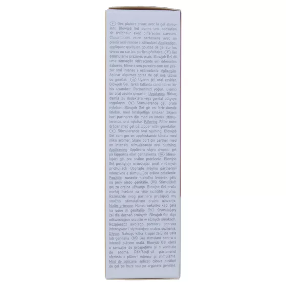 HOT - Blowjob Gel - oralt glidegel - vanilje (50 ml)