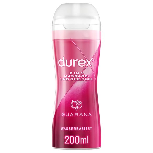 Durex - massageolie & glidecreme - guarana - 200ml
