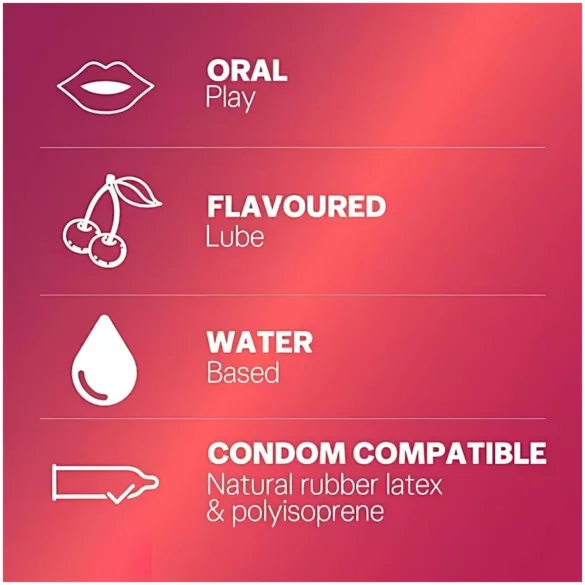 Durex - glidecreme med kirsebærsmag - 50ml
