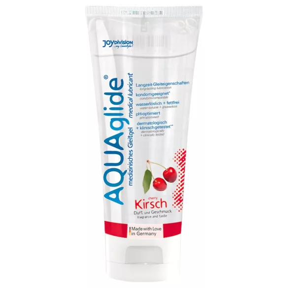 AQUAglide - vandbaseret glidecreme - kirsebær - 100ml