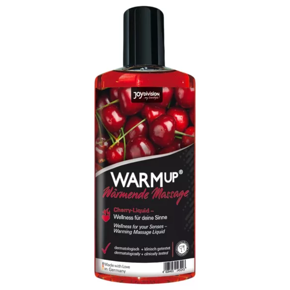 JoyDivision - varmende massageolie - kirsebær - 150ml