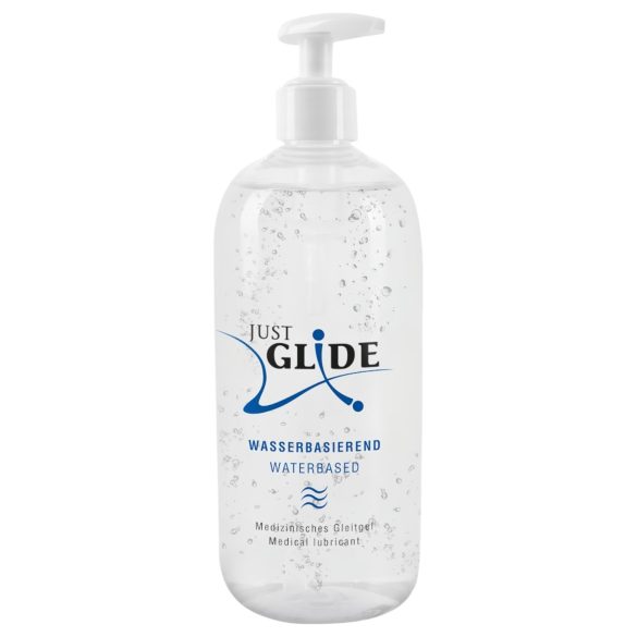 Just Glide vandbaseret glidecreme (500 ml)