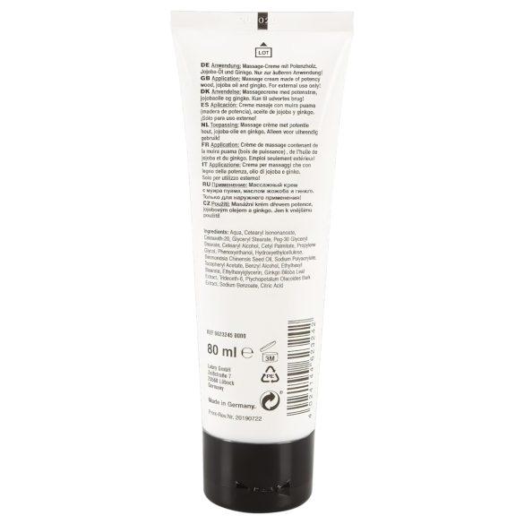 Stål erektion - peniscreme - erektionsfremmende - 80ml