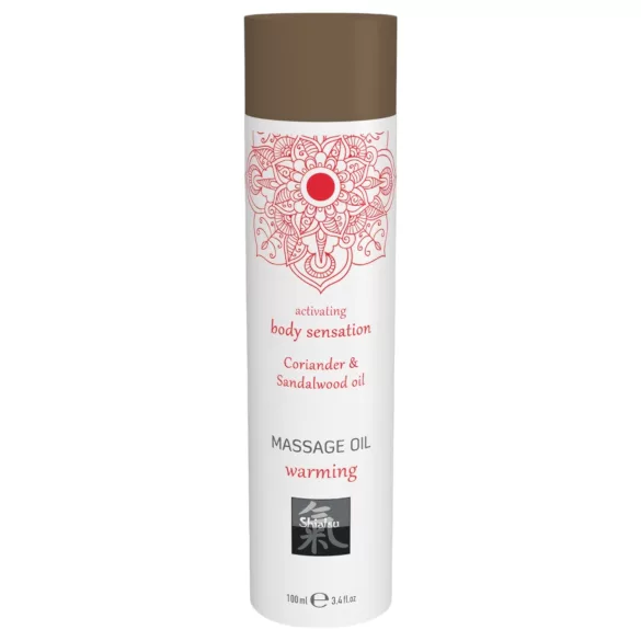 Shiatsu Warming - massageolie - koriander sandeltræ - 100ml