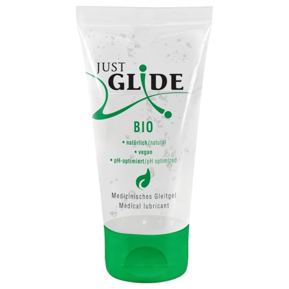 Just Glide Bio - vandbaseret vegansk glidecreme (50ml)